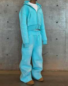 Survêtements pour hommes tendance et très demandés, pour un usage décontracté, vente en gros, logo personnalisé, survêtements à capuche pour hommes avec étiquettes privées - Product Image 4