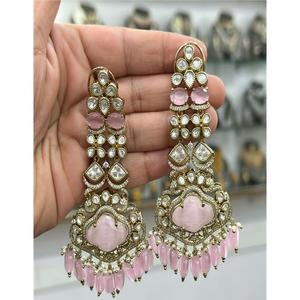 Magníficos Pendientes de Gota de Moissanita Fina de Primera Calidad, Chapados en Oro, para Mujer, Modernos, para Fiestas Nocturnas - Product Image 1