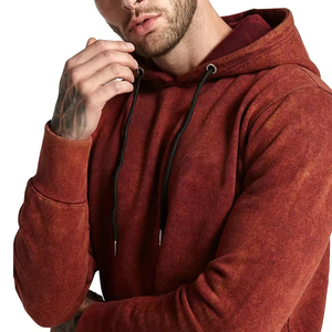 Services OEM, Vente en gros : Ensemble de survêtement d'hiver à capuche, de haute qualité, décontracté et sportif, avec impression de logo personnalisé, délavé à l'acide, couleur unie, pour l'entraînement - Product Image 4