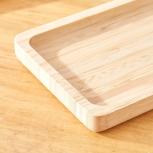 Luxury bamboo tray rectangular decorative oem odm low moq factory price wholesale bulk supply eco friendly natural finish - Product Image 4