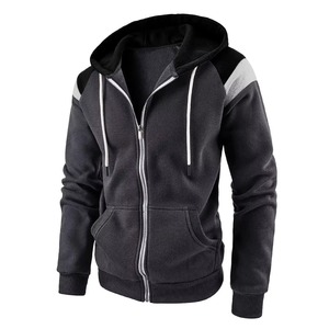 Sudadera con Capucha Extra Grande para Hombre, Color Granate, Manga Raglán, Forro Polar, Cierre Frontal con Cremallera, Bolsillo con Diseño de Corazón, Informal, Impermeable, para Invierno - Product Image 4