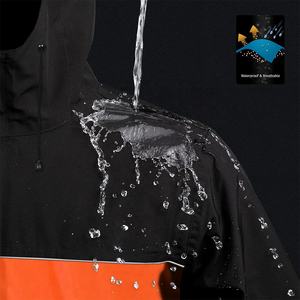 Combinaison de pluie pour moto résistante aux intempéries avec veste imperméable, pantalon renforcé, ajustement sécurisé, couche respirante et personnalisation de la marque - Product Image 5