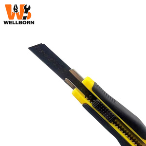 Couteau utilitaire professionnel de 18 mm - Lame rétractable, <span class=keywords><strong>coupe</strong></span>-boîte, couteau de sécurité robuste pour entrepôt - Product Image 2