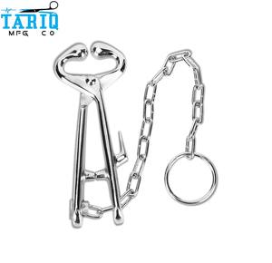 Soporte Veterinario de Acero Inoxidable para Ganado, Reutilizable, TARIQ MFG CO - Product Image 1