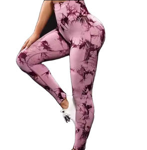 Ensemble de leggings de sport en coton 100% de haute qualité, sublimation, pantalons de yoga bio, soie, durable, taille personnalisable - Product Image 4