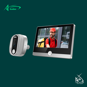 Sudex DSC-7 Two Way Audio Remote Monitor Smart Peephole Door Viewer 4.3 Inch 2MP PIR Motion Detection <b>Night</b> <b>Vision</b> <b>Camera</b> - Product Image 1
