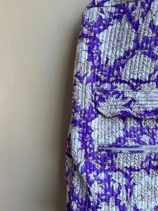 Wholesale Foldable Lightweight <b>Summer</b> Spring Hand Block Printed Boho Backpack for Women-Stylish Beach Outdoor <b>Quilted</b> Bag Zipper - Product Image 4