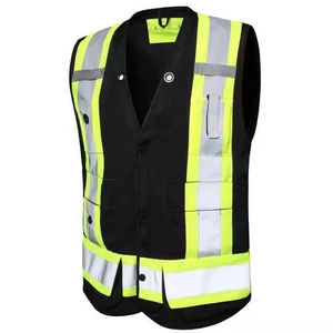 Veste de sécurité OEM ODM, construction robuste, haute visibilité, multi-poches, réfléchissante, colorée, pour les travailleurs du bâtiment et du transport - Product Image 2
