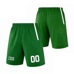 Shorts de football personnalisés de haute qualité fabriqués en usine, séchage rapide, 100 % polyester, avec cordon de serrage, tricotés, unis, sportifs, taille moyenne adulte - Product Image 6