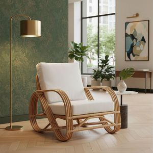 Sillas de Comedor de Ratán de Lujo, Diseño Moderno, Juego de Sillas de Mimbre Natural Hechas a Mano para Villa, Resort, Hotel, Uso Interior y Exterior - Product Image 3