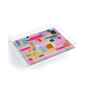 Customise Design Printed Acrylic tray Best Quality <b>Table</b> Decorative Accessory For Dinner <b>Table</b> Food Serving Tray - Product Image 5