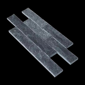 Trending Luxury <b>Black</b> Split Face Stone Panels for Modern Homes, <b>Fireplace</b>, TV Walls and Exterior Facades - Product Image 2