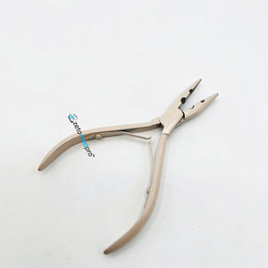 Alicate de 2 orificios para extensiones de cabello, gancho de ganchillo para rastas y pelucas, herramienta de extensión de cabello con aguja de 1/2/3 ganchos, herramienta para el cabello color beige - Product Image 6