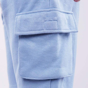 Shorts cargo décontractés pour hommes, été, plage, séchage rapide, imperméables, élastiques, taille mi-haute, respirants, unis, multi-poches, avec cordon de serrage - Product Image 6