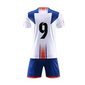 Uniformes de Fútbol Personalizados al por Mayor, Transpirables, de Secado Rápido, con Serigrafía, de Poliéster/Algodón, Manga Corta, Cuello Redondo - Product Image 2
