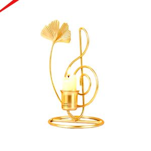 Decorative Antique Metal <b>Candle</b> Holder Handmade Golden Finishing Tea Light <b>Candle</b> Pillar for Wedding & <b>Dinner</b> Parties - Product Image 1