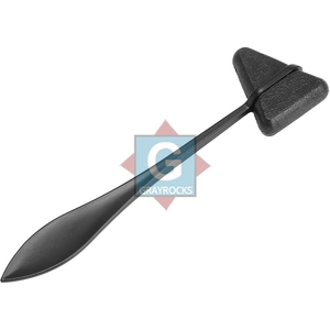Martillo de percusión neurológica Grayrocks con cabeza triangular de goma, de acero inoxidable, de operación manual - Product Image 4