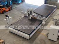 Centre de routeur CNC ATC avec lame de scie rotative 2900x10000mm, machine CNC grand format pour le travail du bois et la production de meubles
