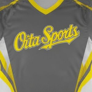 Unisex Gray Yellow Sublimated Lacrosse Uniform <b>Set</b> Lightweight Polyester Sports Jersey Shorts Reversible Match Wear Clothing - Product Image 5