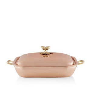 Casserole en cuivre de qualité supérieure avec couvercle, ustensile de cuisine robuste, compatible avec les cuisinières à gaz, pot en métal durable pour la maison et l'hôtel - Product Image 5