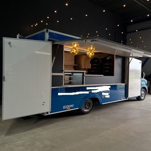 Remorque de camion-restaurant mobile en fibre de verre pour la vente en gros, équipement de cuisson pour snacks, hot-dogs, frites, cuisine extérieure, chariot de restauration rapide - Product Image 1