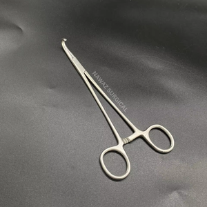 Forceps Negus 20 cm courbés en acier inoxydable, forceps chirurgicaux pour la préhension et la maintenue des tissus, les interventions ORL et la chirurgie générale - Product Image 1