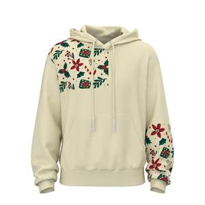 Conjunto de sudaderas con capucha para hombre, Jersey unisex en blanco de lana, logotipo personalizado, impresión Digital de poliéster/algodón, respetuoso con el medio ambiente, otoño - Product Image 1