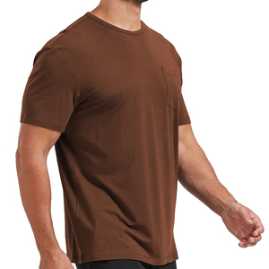 Camisetas Básicas de Manga Corta para Verano, Personalizadas, 250 g/m², de Algodón Grueso, Color Blanco Liso para Hombre - Product Image 4