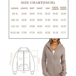 <b>Top</b> Quality <b>Turtleneck</b> Windproof Custom Zipper up Quick Dry <b>Women</b> Hoodie Casual <b>Women's</b> Hoodies Zipper streetwear - Product Image 4