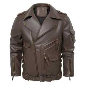 Chaqueta de Cuero para Hombre de Primera Calidad al Mejor Precio, Chaqueta de Cuero de Alta Calidad, Chaqueta de Cuero Cómoda para Invierno en Venta - Product Image 5