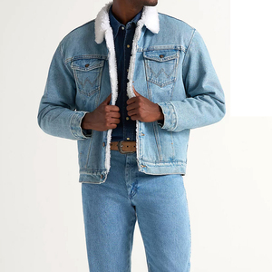 Vestes en jean pour hommes, style streetwear, collection 2026, décontractées et élégantes, à manches longues, vente en gros - Product Image 2