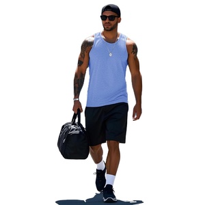 Débardeur Homme Style Urbain Été 100% Coton Anti-Boulochage Toucher Doux Respirant Maille Aérée Léger Facilité de Mouvement - Product Image 3