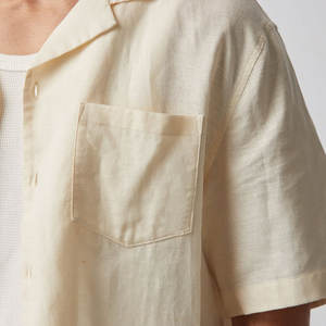 Good Quality Unique Design <b>Men</b> <b>Cuban</b> Collar <b>Shirts</b> 100% Breathable Custom Printed Logo Casual <b>Shirts</b> - Product Image 4