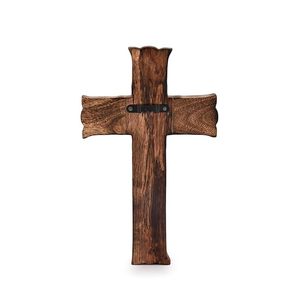 Cruz de Madera Natural, Económica, Hecha a Mano, Cruz Cristiana para Decoración de Pared, Sala de Oración e Iglesia, y para Regalo - Product Image 5