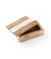 Madreperla in legno e ottone intarsio in osso da viaggio portagioie portagioie custodia custodia portaoggetti portagioie portagioie