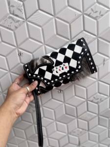 Cartera de Cuero Tallada a Mano con Diseño de Damasquera, Estuche para Teléfono, Cartera de Piel de Vacuno con Forro de Pelo, Cartera de Cuero Estilo Western Multiusos - Product Image 2