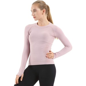 Camisas de compresión deportivas de secado rápido para mujer, protector de erupción, diseño personalizado, sublimación, impresión Digital, conjunto transpirable lavado - Product Image 2