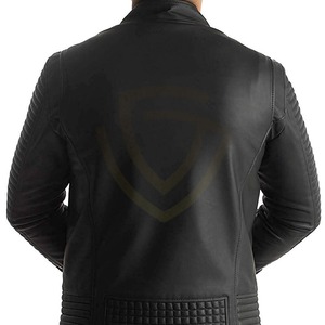 Chaqueta de Diseño Único en Color Sólido de Buena Calidad para Hombre, Hecha a Medida, 100% Cuero Genuino de Vaca - Product Image 4