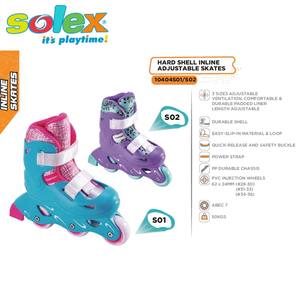 Patines en Línea de 4 Ruedas con Carcasa Resistente a Impactos, Ajustables, para Niños y Niñas - Product Image 3