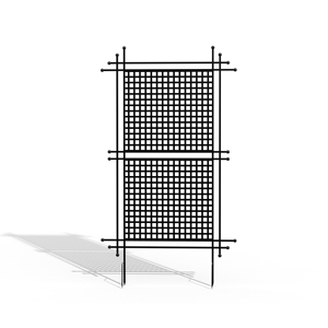 Modern Metal Rectangular Trellis Painted Frame Landscape Decor Easily Assembled Vertical Plant Support - Product Image 6