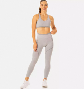 Soutien-gorge de sport respirant sans couture pour femme, avec logo frontal, haute qualité, idéal pour le yoga, la gym et l'entraînement – Vente en gros - Product Image 4