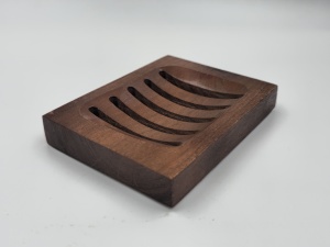 Eco-Friendly Rectangular Wooden <b>Soap</b> Dishes - Product Image 3