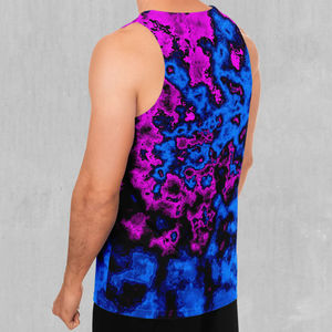 Custom Men's Gym Tank Tops Quick Dry Breathable Knitted Plus Size Sports Vest Full-Printed Digital Printing <b>Running</b> Singlet - Product Image 4