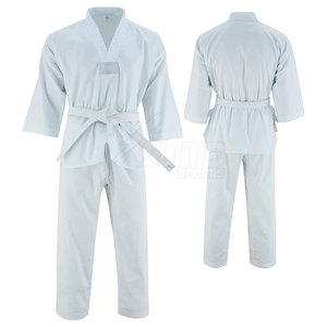 Uniforme de Taekwondo Classique pour Hommes, Tissu Respirant, Logo Personnalisable sur le Devant, Idéal pour l'Entraînement Scolaire et en Club - Product Image 2
