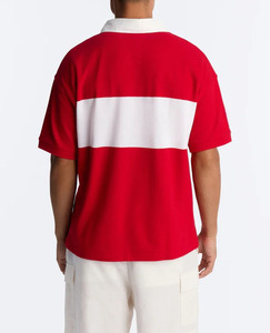 เสื้อโปโลชายแบบใหม่ ดีไซน์ขายส่ง เสื้อโปโลลำลองชายหาดฤดูร้อน เสื้อโปโลสไตล์วินเทจ สตรีทแวร์ ลายปะติดแบบกำหนดเอง - Product Image 2