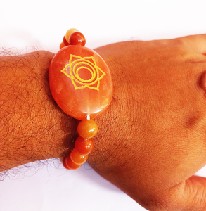 Pulsera de Cuentas de Cornalina Roja Metafísica Ajustable Hecha a Mano de Calidad Premium, Compra al por Mayor en Gujarat, AMAYRA CRYSTALS - Product Image 5
