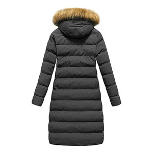 Women's Long <b>Winter</b> Faux Fur <b>Coat</b> <b>Thick</b> Insulated Puffer Warm Jacket with Detachable Hood Soft Lining Windproof Stylish - Product Image 2
