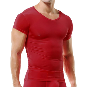 Casual Wear <b>Men</b> Undershirt Trend Anti Wrinkle Breathable Eco-Friendly 100% Cotton Short Sleeve Premium Quality Cheap Price - Product Image 4
