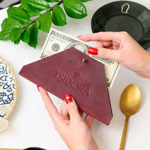 Wholesale Luxury Classic Handmade Genuine Leather Bill Holder Custom Logo Water Resistant for Restaurant Hotel Check Presenter - Product Image 2