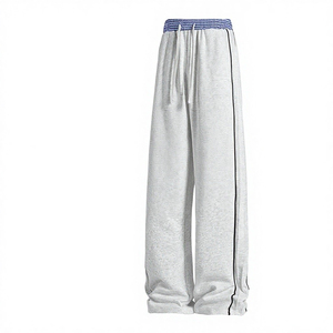 Unisex American-Style Harem Pants <b>Elastic</b> <b>Waist</b> Breathable Lightweight Casual Sports <b>Trousers</b> Loose Straight Winter/Autumn - Product Image 4